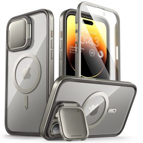 Husa pentru iPhone 15 Pro Max - i-Blason Shield MagSafe - Titan Gray