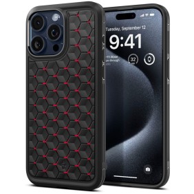 Husa pentru iPhone 15 Pro Max - Spigen Cryo Armor - Red