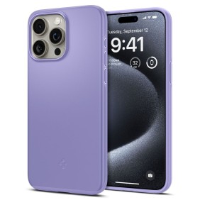 Husa pentru iPhone 15 Pro - Spigen Thin Fit - Iris Purple