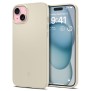 Husa pentru iPhone 15 - Spigen Thin Fit - Mute Beige