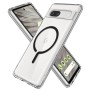 Husa pentru Google Pixel 7a - Spigen Ultra Hybrid MagSafe OneTap Ring - Clear