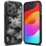 Husa pentru iPhone 15 Pro - Ringke Fusion X Design - Camo Black