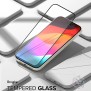 Folie pentru iPhone 15 - Ringke Cover Display Tempered Glass - Black