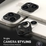 Protectie Camera pentru iPhone 15 / 15 Plus - Ringke Camera Styling - Black