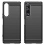 Husa pentru Sony Xperia 1 V - Techsuit Carbon Silicone - Black