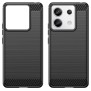 Husa pentru Xiaomi Redmi Note 13 Pro 5G / Poco X6 - Techsuit Carbon Silicone - Black