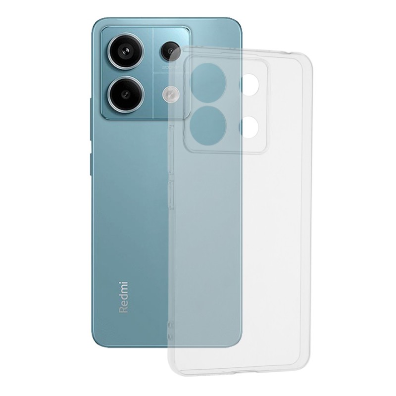 Husa pentru Xiaomi Redmi Note 13 Pro 5G / Poco X6 - Techsuit Clear Silicone - Transparent