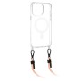 Husa pentru iPhone 13 - Techsuit Acrylic MagSafe Crossbody - Pink