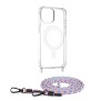 Husa pentru iPhone 15 - Techsuit Acrylic MagSafe Crossbody - Colorful