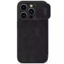 Husa pentru iPhone 15 Pro - Nillkin QIN Pro Leather Case - Black