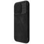 Husa pentru iPhone 15 Pro - Nillkin QIN Pro Leather Case - Black