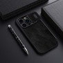 Husa pentru iPhone 15 Pro - Nillkin QIN Pro Leather Case - Black