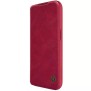 Husa pentru iPhone 15 Pro Max - Nillkin QIN Pro Leather Case - Red