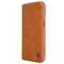 Husa pentru iPhone 15 - Nillkin QIN Leather Case - Brown