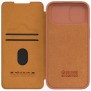 Husa pentru iPhone 15 - Nillkin QIN Leather Case - Brown