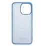 Husa pentru iPhone 15 Pro Max - Nillkin CamShield Silky MagSafe Silicone - Haze Blue