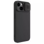 Husa pentru iPhone 15 - Nillkin CamShield Silky MagSafe Silicone - Classic Black