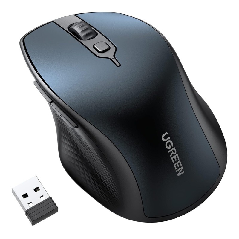 Mouse Fara Fir BT 5.0, 1000/1600/2000/4000 DPI - Ugreen (15807) - Blue