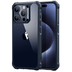 Husa pentru iPhone 15 Pro Max - ESR Air Armor - Clear Dark Blue
