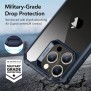 Husa pentru iPhone 15 Pro Max - ESR Air Armor - Clear Dark Blue