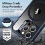 Husa pentru iPhone 15 Pro - ESR Air Armor HaloLock - Clear Dark Blue