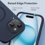 Husa pentru iPhone 15 - ESR Cloud Soft HaloLock - Dark Blue