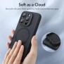 Husa pentru iPhone 15 Pro Max - ESR Cloud Soft HaloLock - Black