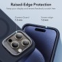 Husa pentru iPhone 15 Pro Max - ESR Cloud Soft HaloLock Kickstand - Dark Blue