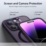 Husa pentru iPhone 14 Pro Max - ESR Classic Hybrid HaloLock - Clear Purple