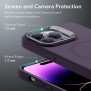 Husa pentru iPhone 14 Pro Max - ESR Cloud Soft HaloLock Kickstand - Purple