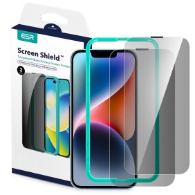 Folie pentru iPhone 13 Pro Max (set 2) - ESR Tempered Glass - Privacy