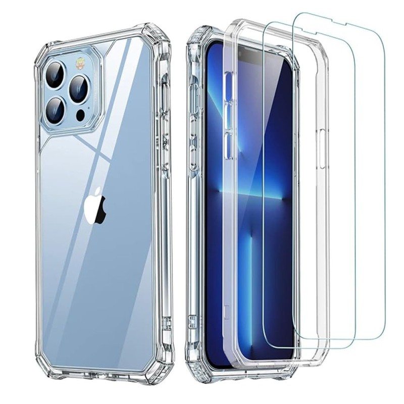 Husa pentru iPhone 13 Pro Max + 2x Folie - ESR Air Armor 360 - Clear