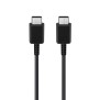 Samsung - Data Cable (EP-DW767JBE) - USB-C to Type-C, Fast Charging, 3A, 1.8m - Black (Bulk Packing)