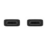 Samsung - Data Cable (EP-DW767JBE) - USB-C to Type-C, Fast Charging, 3A, 1.8m - Black (Bulk Packing)