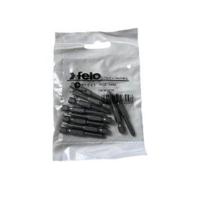 Set 10 biti Felo, seria Industrial profil Pozidrive, E6.3, PZ1, 50mm