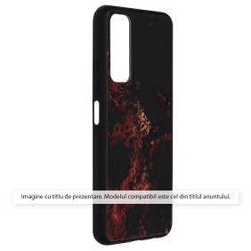 Husa pentru Oppo A58 4G - Techsuit Glaze Series - Red Nebula