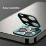 Folie Camera pentru iPhone 12 Pro Max - Techsuit Full Camera Glass - Black