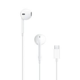 Apple - Original Wired Earphones A3046 (MTJY3ZM/A) - Type-C with Microphone - White (Blister Packing)