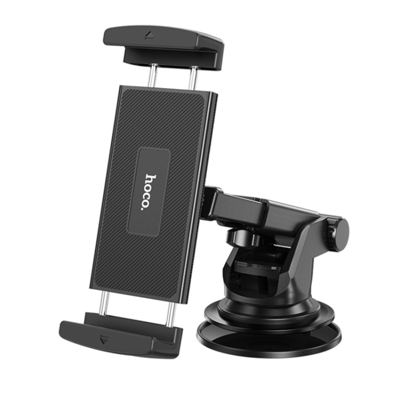 Suport Auto pentru Telefon si Tableta cu Prindere Bord, Parbriz, 4.7 - 10.5" - Hoco (CA120) - Black