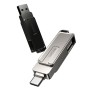 Yesido - Memory Stick (FL17) - OTG, USB, Type-C, 5Gbps, 128GB - Silver
