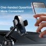 Yesido - Car Holder with Wireless Charging (C197) - for Windshield and Dashboard, 15W - Black