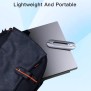 Yesido - Laptop Holder (LP03) - Compact Design, Zinc Alloy - Silver