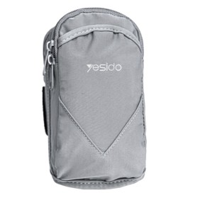Yesido - Sports Armband (WB12) - with Velcro, for Phones, max 6.8" - Grey