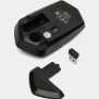 Yesido - Wireless Mouse (KB16) - 2.4G Connection, 1600DPI, Low Noise - Black