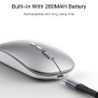 Yesido - Wireless Mouse (KB15) - 800/1200/1600DPI, 2.4G Connection - Silver