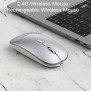 Yesido - Wireless Mouse (KB15) - 800/1200/1600DPI, 2.4G Connection - Silver