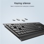 Yesido - Wired Keyboard and Mouse Set (KB13) - 2.4G Connection, Ergonomic Design - Black