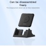 Yesido - Wireless Charger (DS15) - for Phone, Horizontal and Vertical Charging, 15W - Black