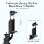 Yesido - Selfie Stick (SF13) - Stable, Adjustable, 360° Rotation, Remote Controller, Screw 1/4 Compatible - Black