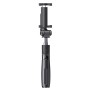 Yesido - Selfie Stick (SF11) - Stable, with Tripod, Telescopic, Remote Controller, Foldable - Black